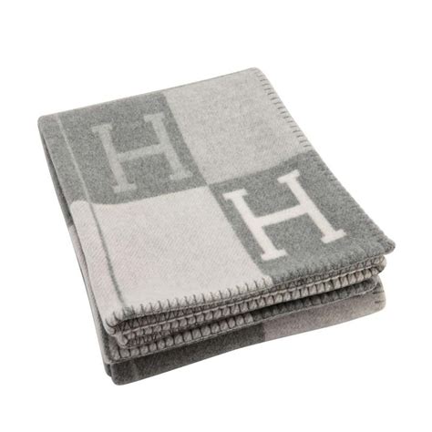 hermes grey and white blanket|hermes blanket cost.